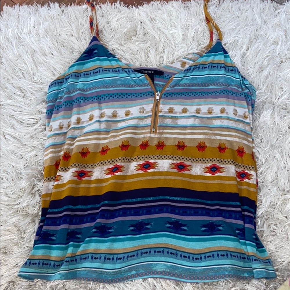 Forever 21 Aztec tank top